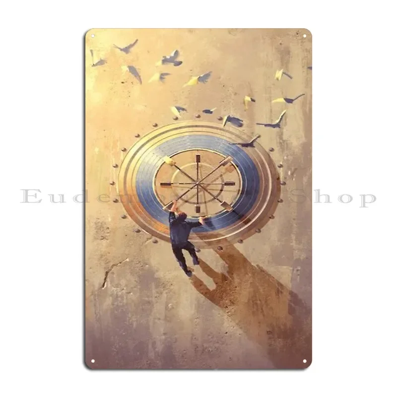 Escape From Problems Metal Signs Party Personalized Wall Decor Bar Sign Tin Sign Poster