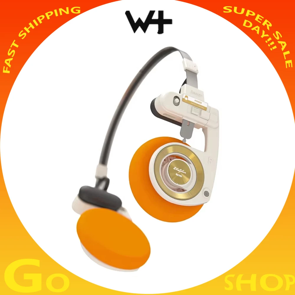 

Bluetooth-наушники Whatplus R3 складные с шумоподавлением, в стиле ретро