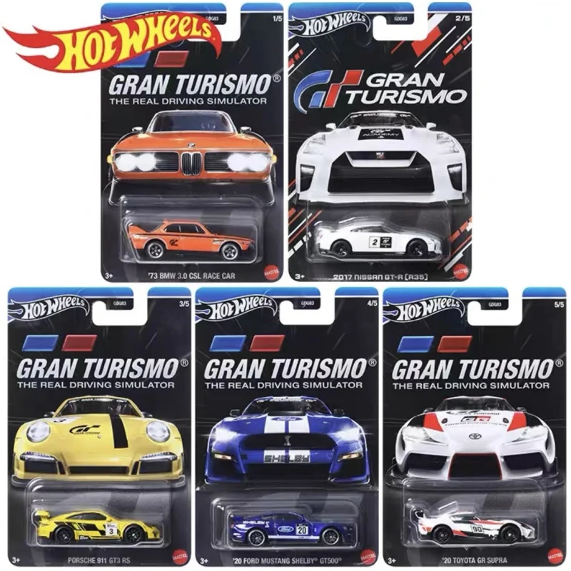 Mattel Hot Wheels GRAN TURISMO GDG83 1/64 Collection Diecast Vehicle Model Toys Gift