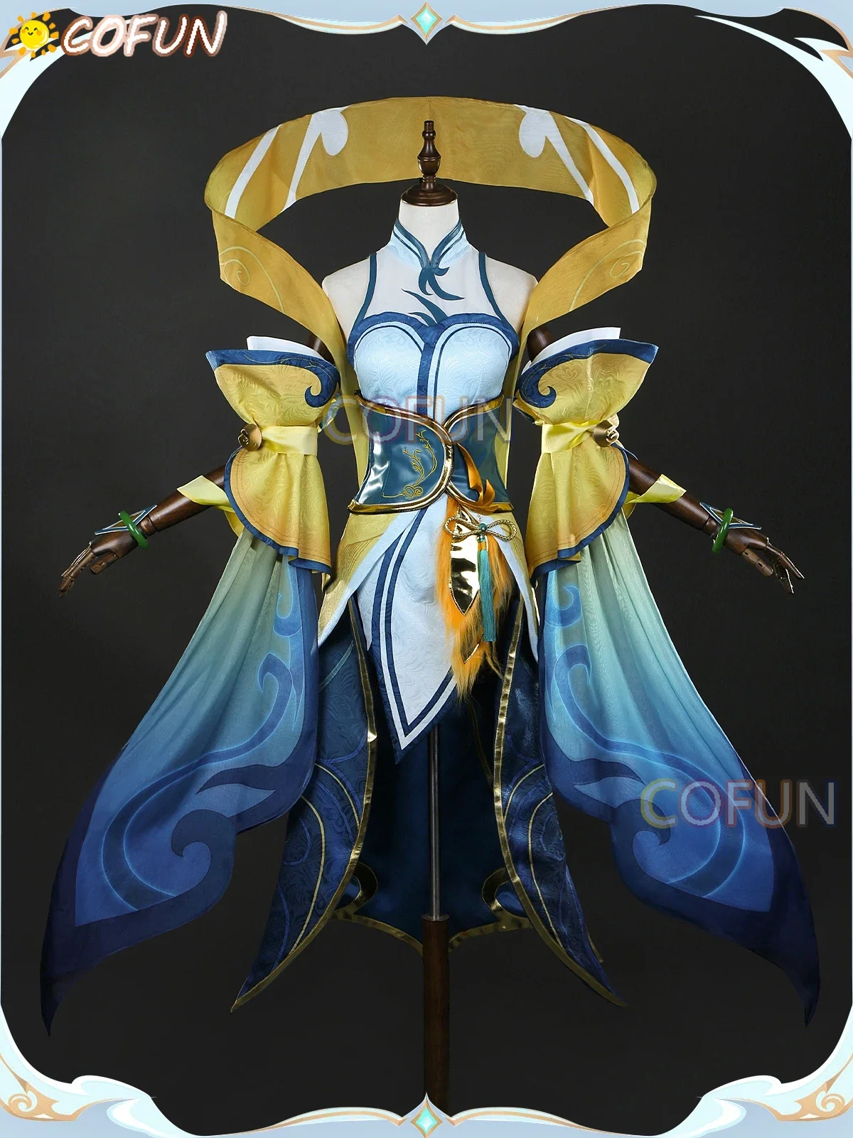 

COFUN Game LOL Immortal Journey Soraka Cosplay Costume Halloween Outfits Women Game Cothing