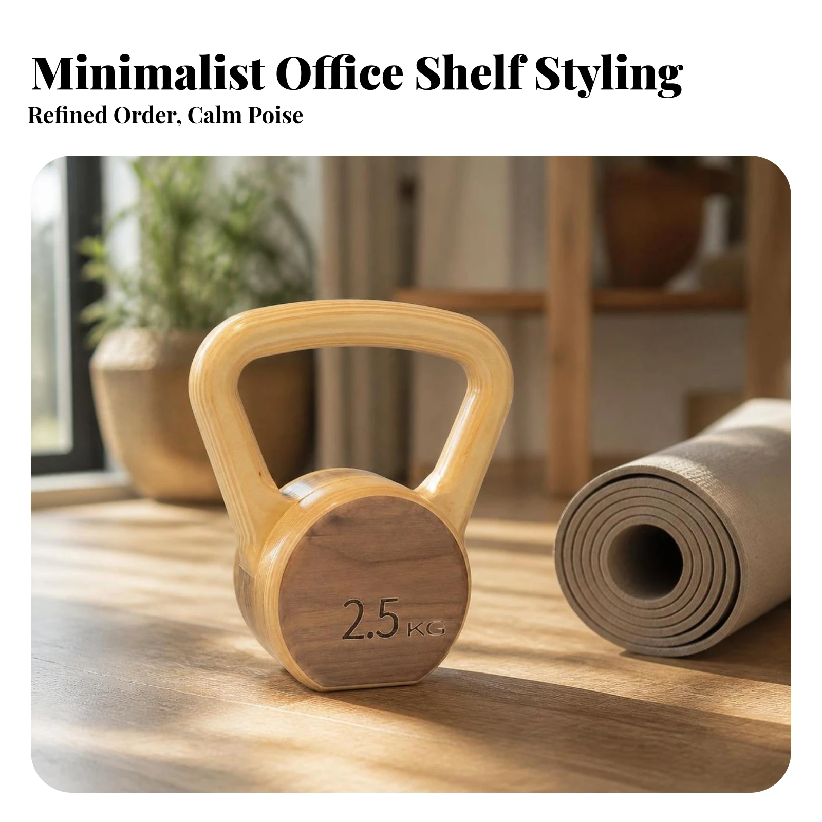 Wooden Kettlebell Versatile Kettlebell with Handle Kettle Weight Comfortable Reliable for Fitness Enthusiasts, Strength Training