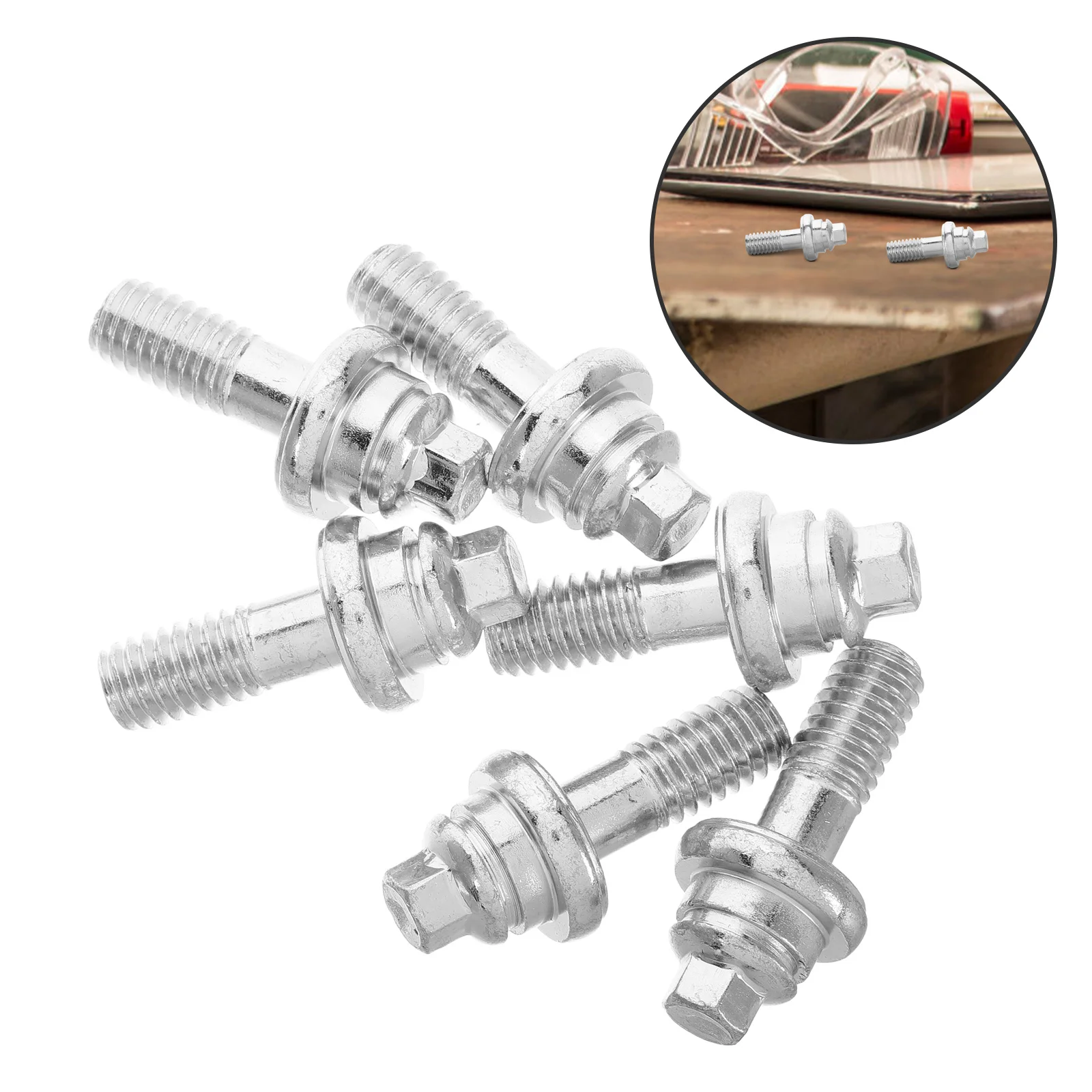 

6Pcs Side Post Terminal Bolt Durable Copper Replacement for Car Motorcycle Marine Terminal Fitting