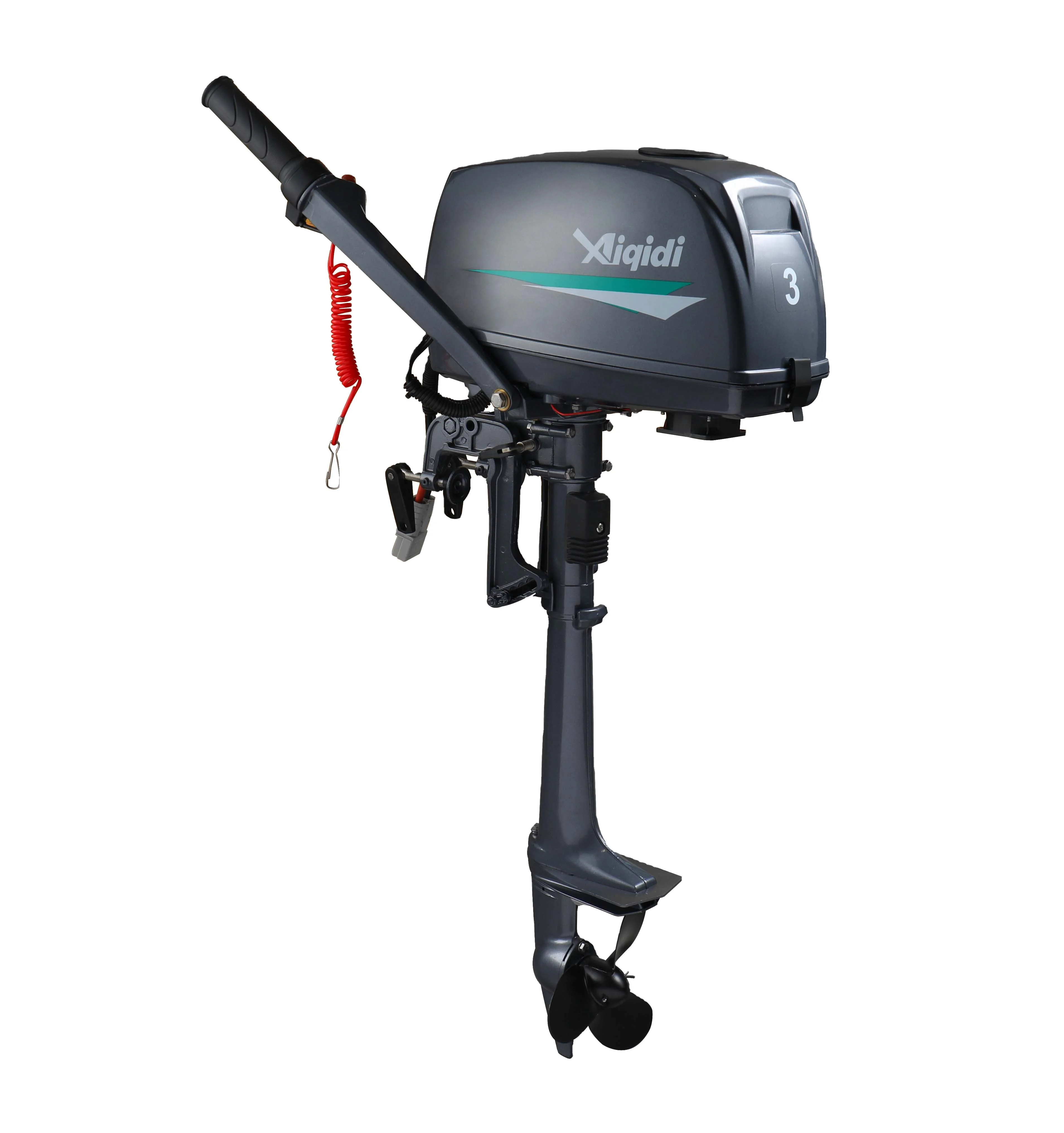 Electric Outboard Motor 10HP AIQIDI New 2.2kw Remote/Tiller Control Water-cooled Outboard Engine