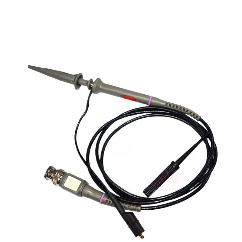 100MHz Oscilloscope Probe 1X/10X Adjustable Attenuation Test Probe BNC Clip Cable Electronic Test Accessories
