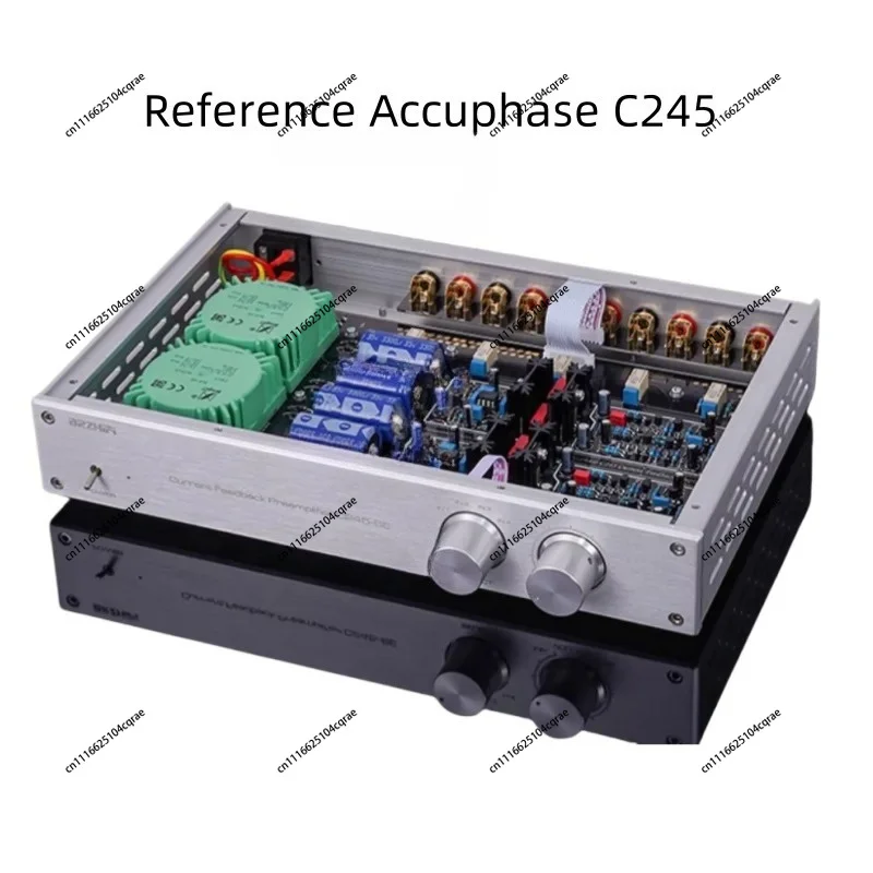 Reference Accuphase C245 Circuit Replica, Class A Servo Controlled Fully Balanced Stereo Preamplifier, Audiophile Fever Grade Hi