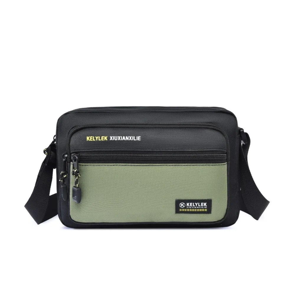 

New Oxford Cloth Shoulder Bag Large Capacity Multi-Layer Mobile Phone Bag Multi Functional Leisure oulder Bag Men's Use