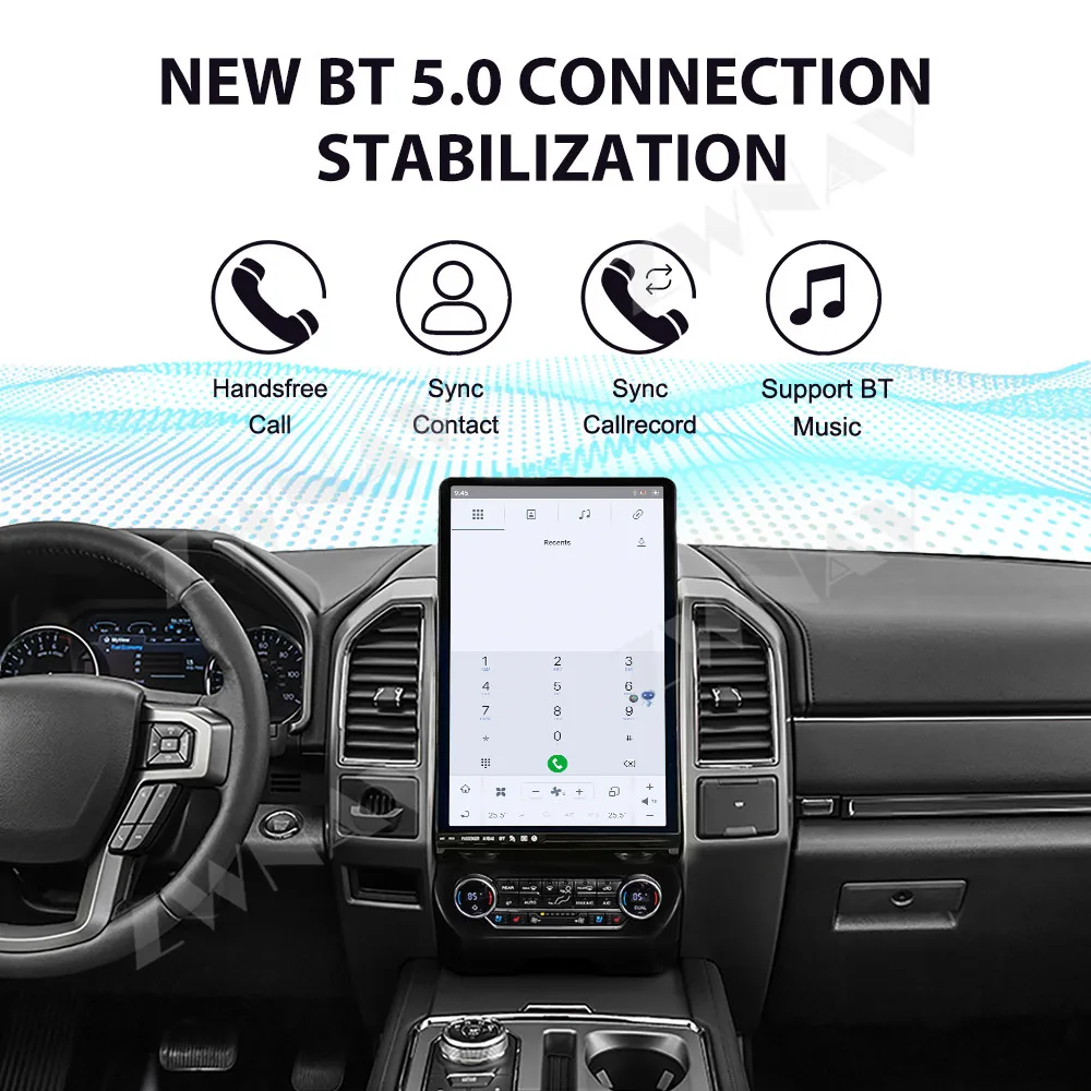 16.8" Multimedia Display Touch Screen For Ford Expedition 2018-2021 Android 13 Car GPS Navigation Carplay Car Multimedia Player