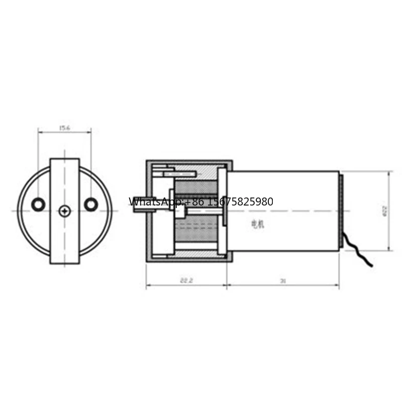 Rotary Vane Sampling Pump A6-05CL Micro Air Vacuum Pump for Particle Counter