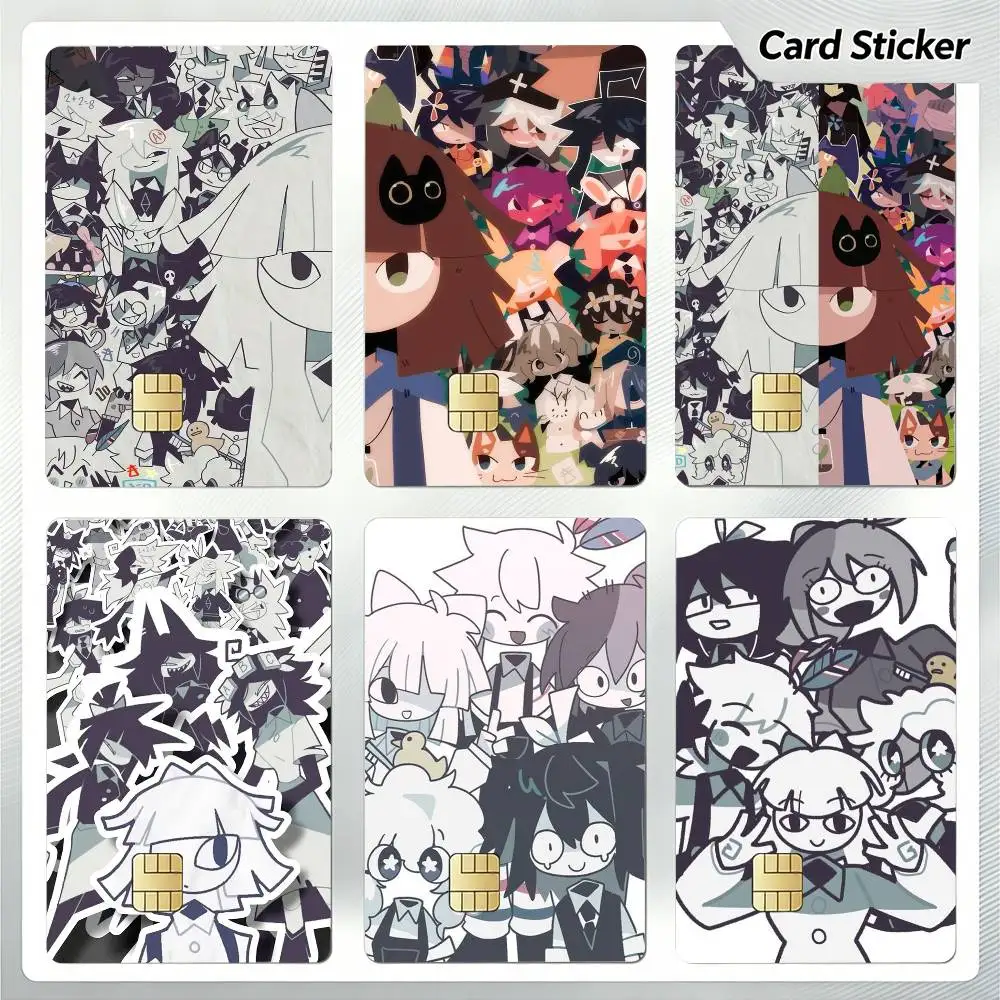 FPE F-Fundamental P-Paper E-Education Credit Card Skin Stickers For VISA Bank Bus Access Card Protective Film Cover Sticker