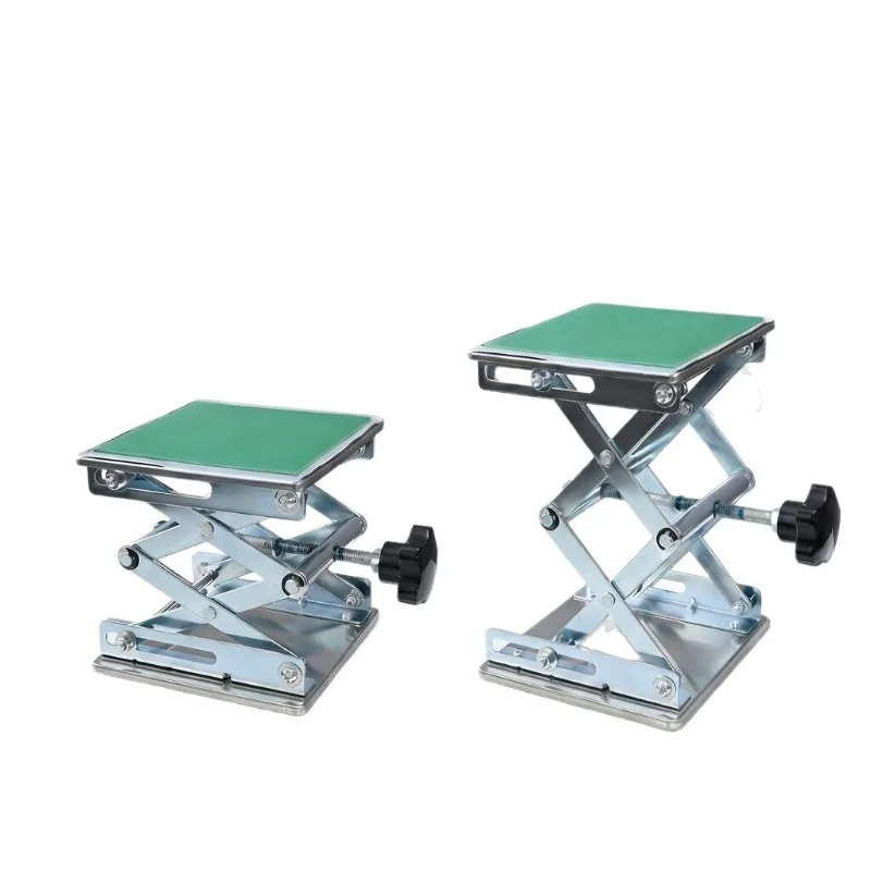 Stainless steel laboratory miniature lifting table Manual control experimental bracket Distillation device Placement table
