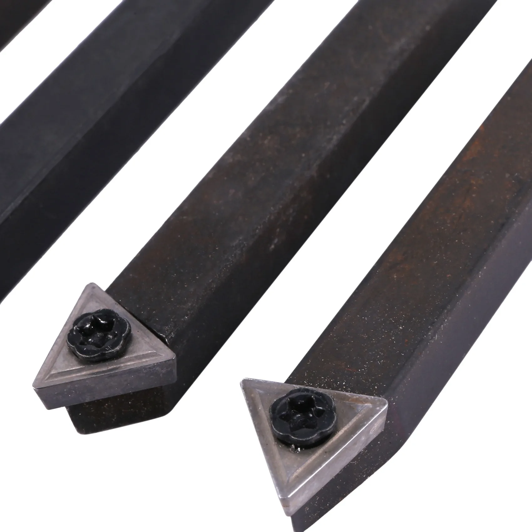 

A06K 1/4 inch Mini Indexable Carbide Lathe Turning Tool Holder Lathe Bit Set with Carbide Inserts TCMT090204, 5 Pieces