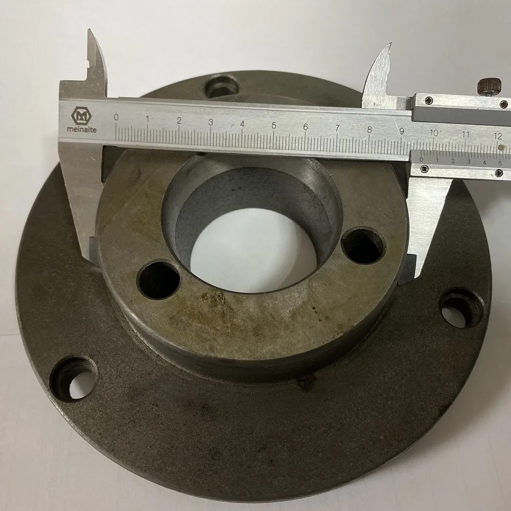 Milling machine Lathe Flange Indexing plate Connecting plate for 3 jaws  K11-160 4 JAW K12-160 160mm Chuck