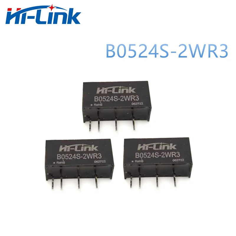 Hilink B0505S-2WR3 5V naar 3,3V/5V/9V/12V/15V/24V 2W DC DC Step-Down Boost-up Voedingsmodule Verstelbare Mini Voeding UL