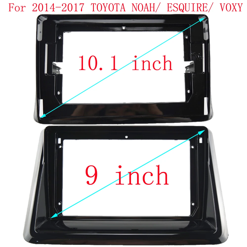 

9 Inch 10 Inch Car Frame Fascia Adapter Decoder Android Radio Dash Fitting Panel Kit For Toyota Noah 80 Esquire Voxy 2014-2017