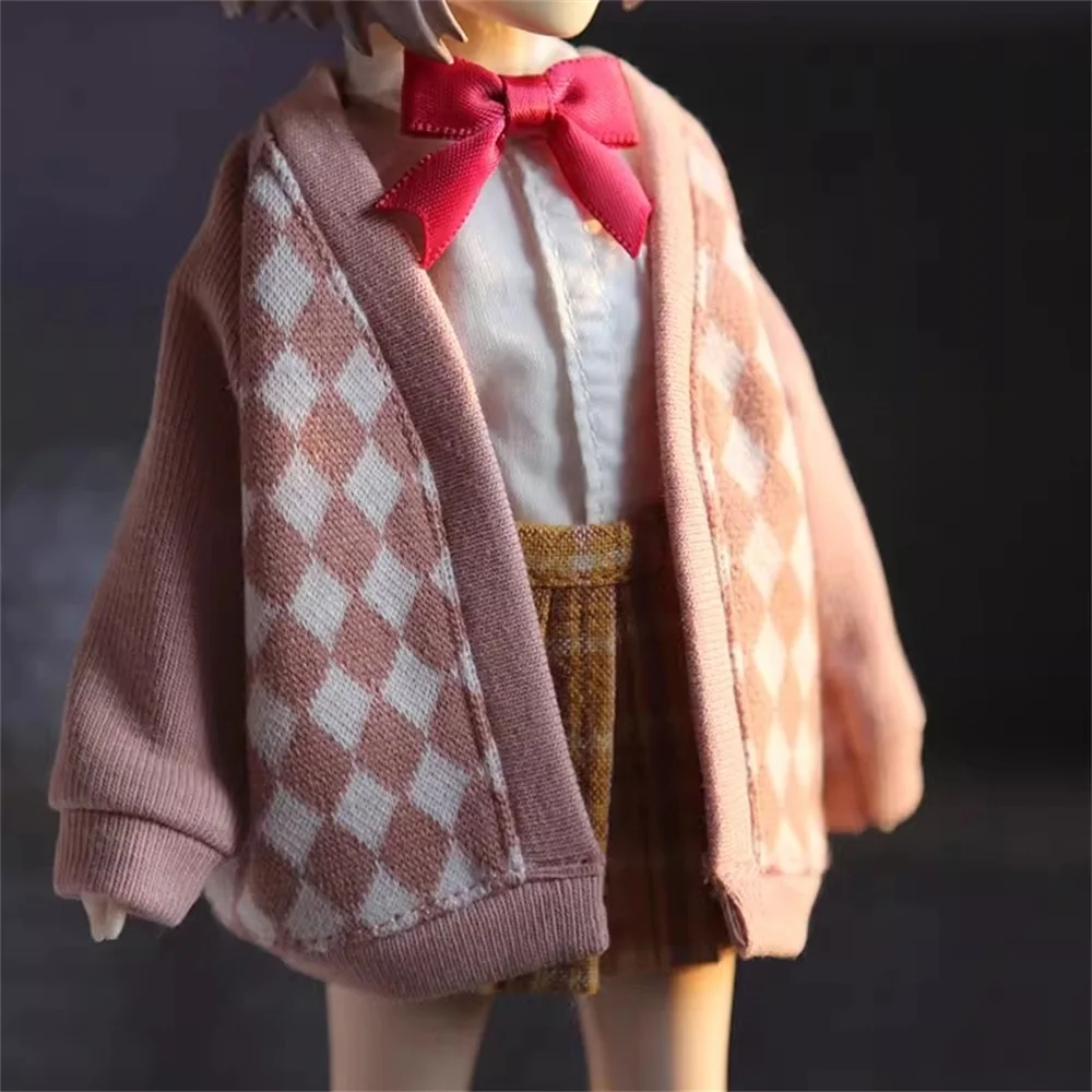 Ob22/24 صغيرة 6 نقاط جسم السمكة الكبيرة ملابس دمى العصرية سترة معطف نموذج الملحقات الجسم في الأوراق المالية