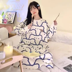 Plus Size 5XL 150KG Winter Fleece Night Dress Pajama Women Night Shirts Nightgowns Sleepwear for Sleeping Warm sleepwear