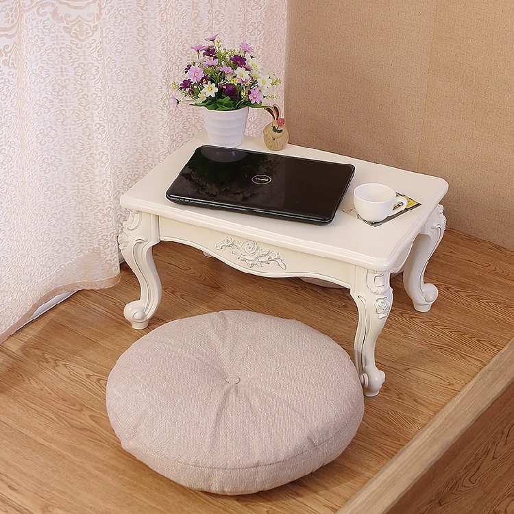 

European bay window table kang table