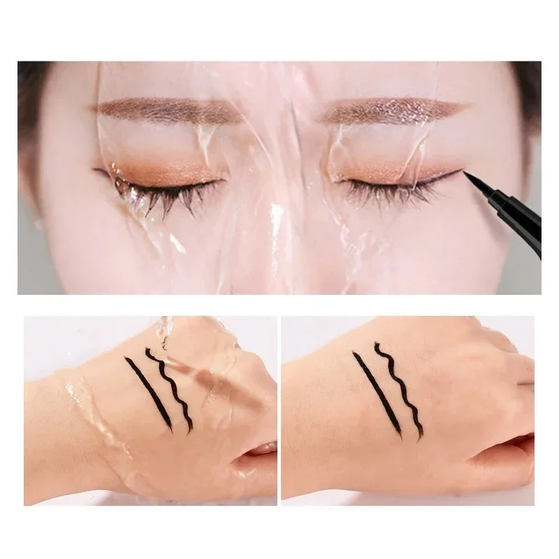 Black Liquid Star Eyeliner  Professional Makeup Not Easy To Smudge Long-lasting Waterproof Eye Liner Pencil Cosmetic Tools