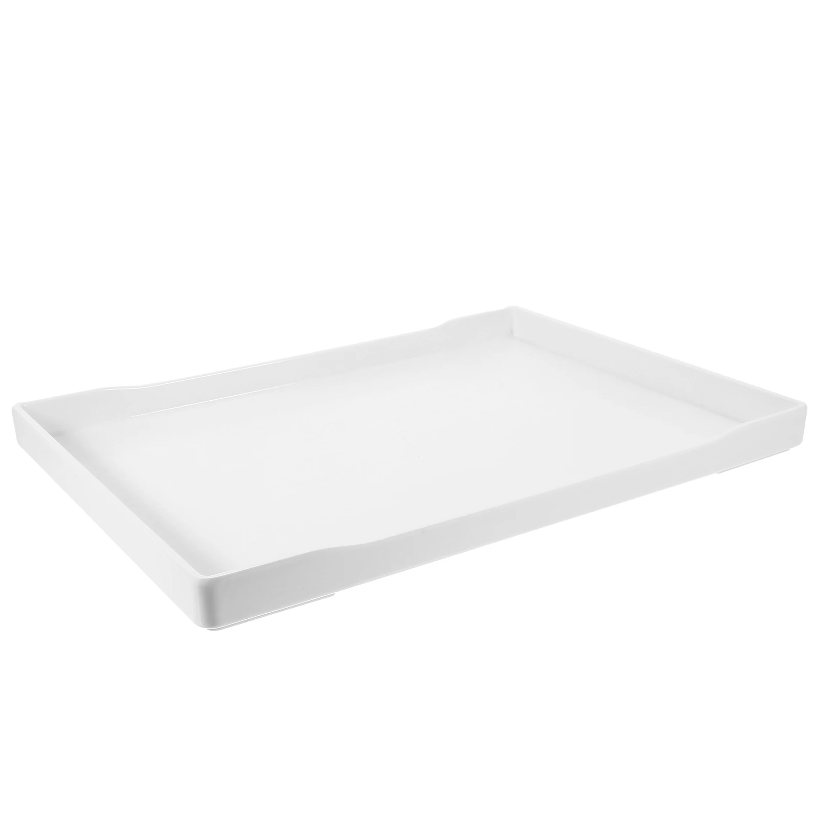 

Rectangular Tray Tea Food Plate Cutlery Bread Serving Dinner Decorative Large Wood Grain Hotel Restaurant Long Easy