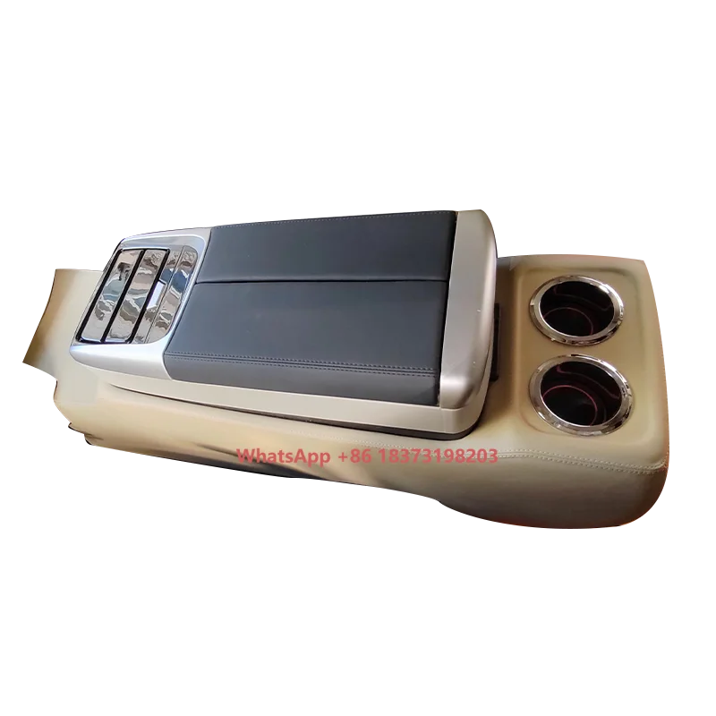 Upgrade New Arrival Car Center Console Car Armrest Storage Box with Cup Holder for  Hiace 2013 Other Interior Accessories