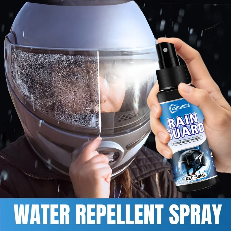 Motorcycle Helmet Rain Repellent, Waterproof and Anti-Fog, for Safer Driving, Suitable for Motorcycle Helmets and Car Windows