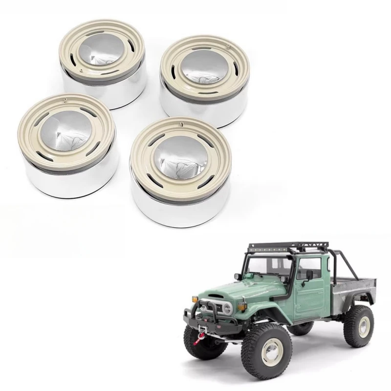 1,9-calowe analogowe koła gąsienicowe RC.Tarcze kół gąsienicowych 1/10 Beadlock.Traxxas trx4 2021 bronco.RC4WD G2 FJ40.VS4 10Fenix