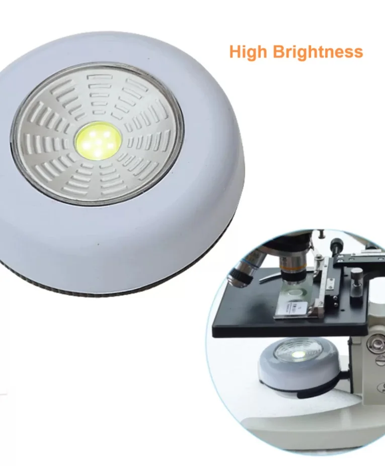 Biological Microscope Bottom Light USB LED Source Adjustable Brightness White Lamp Lighting Reflector Mirror for Lab XSP