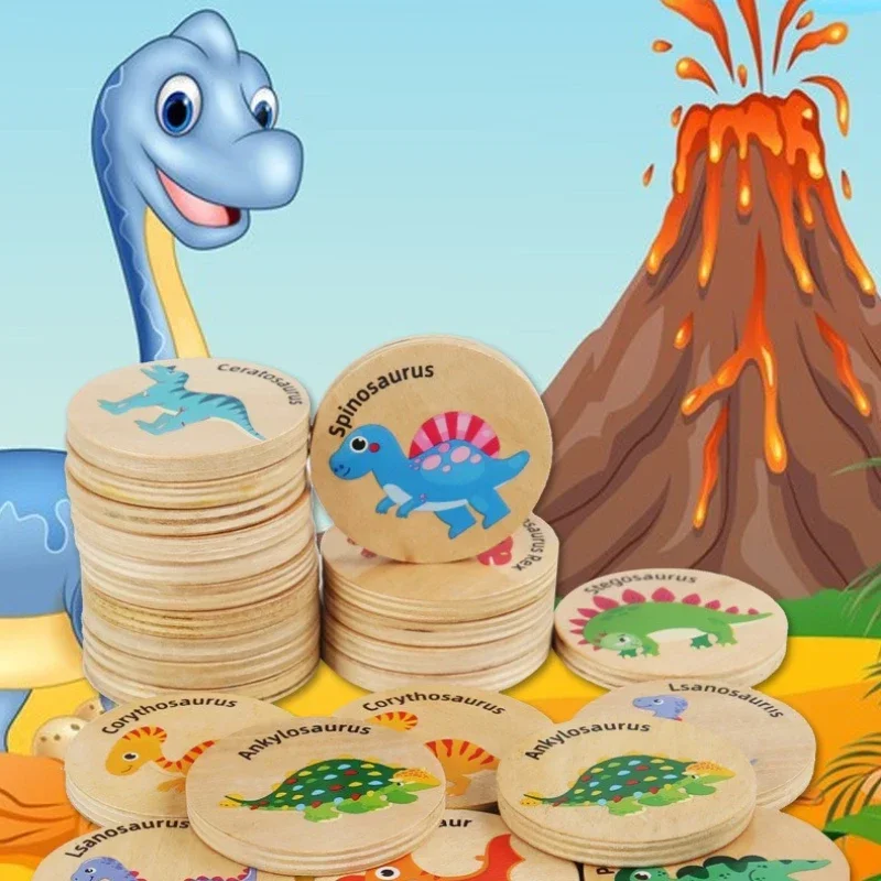 Puzzle Montessori Giocattolo di corrispondenza Memoria cognitiva Trova la stessa messa a fuoco Fraining Thinking Gioco da tavolo Giocattoli educativi per bambini