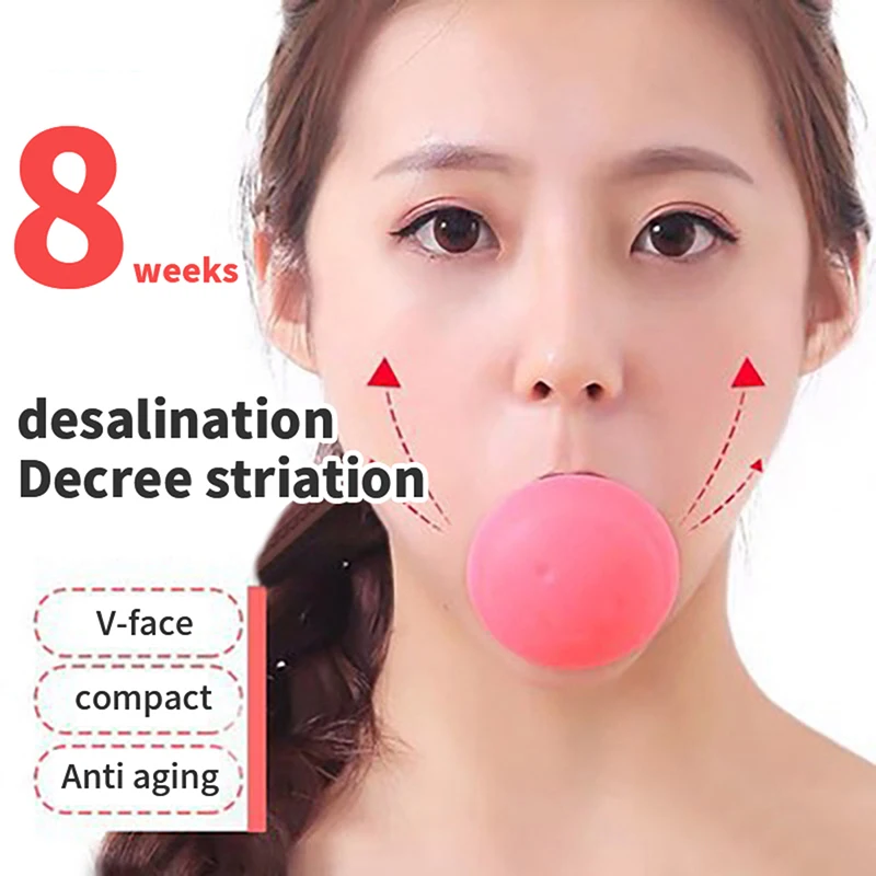 Shape Face Slimming Lifter Face Lift Skin Firming Exerciser Double Chin Muscle Traning Silica Gel Wrinkle Removal Tools