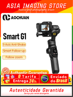 AOCHUAN Smart G1 Mobile Gimbal Stabilizer 3-Axis Handheld Anti Shake Balance Shooting Suitable For Intelligent Facial Tracking