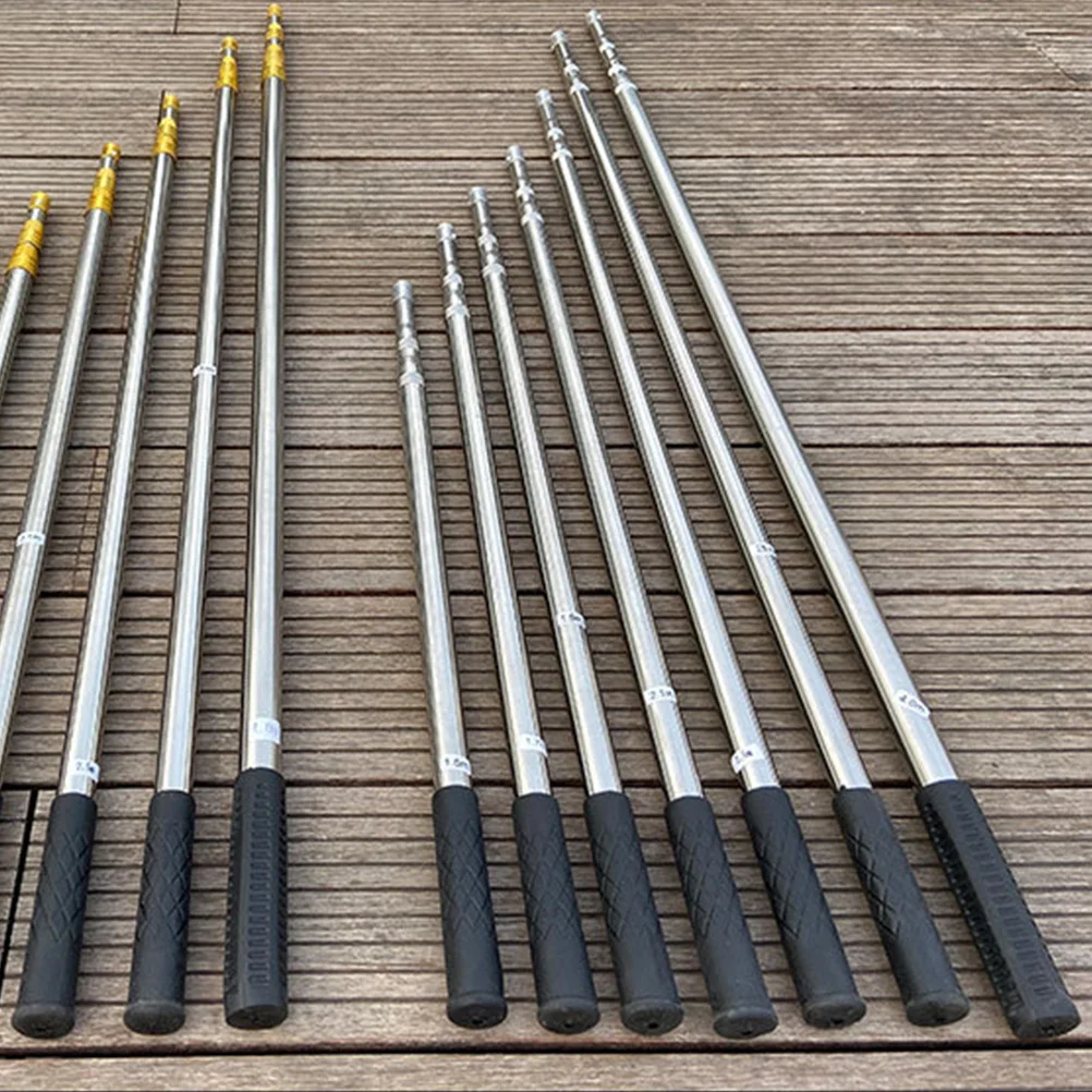 

1pc Stainless Steel Scoop Net Rod High-Grade Sturdy Non-Slip Handle For Crawfish Lobster Crab Shrimp Trap Support Tool Fishing