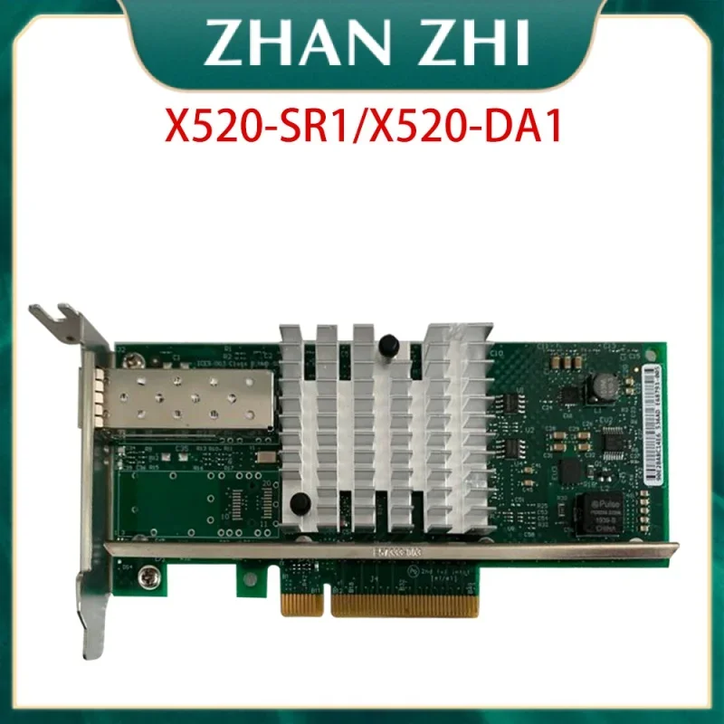 X520-SR1 X520-DA1 10 Gigabit Network Card Server Ethernet 10Gb 1-Port Fibre-optical Network Adapter PCI-E Single Port