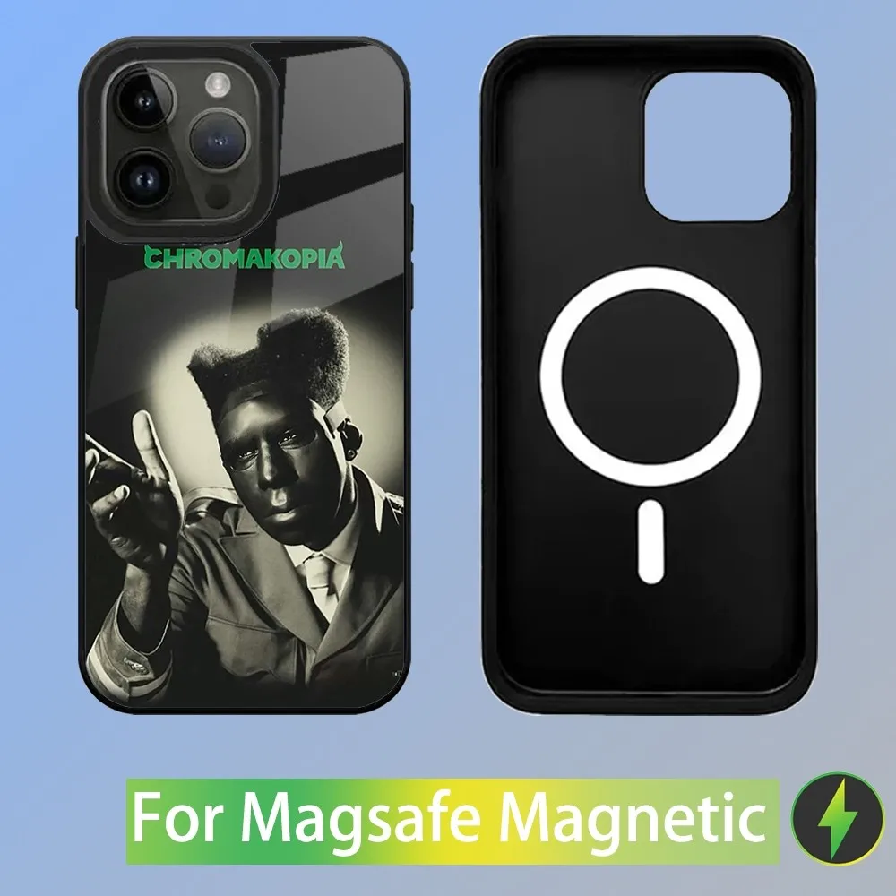 Chromakopia T-Tyler The C-Creator Phone Case For iPhone 16,15,14,13,12,11,Plus,Pro,Max Mini Magsafe Magnetic Wireless Charging