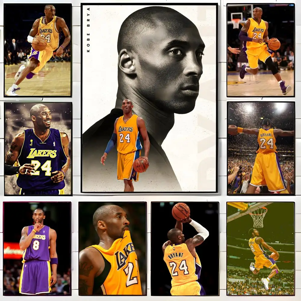 k-kobe b-bryant Poster Wall Art Print Poster Decorative Mural Home Decor Gift Unframed