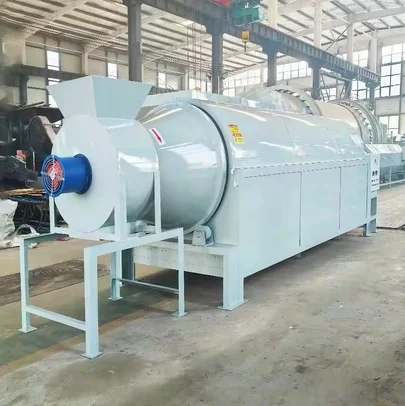 Electric/gas/Burn Wood Pellets Rotary Drum Dryer For Grains And Biomass Multi-Purpose Rotary Dryer For Fertilizer And Forage