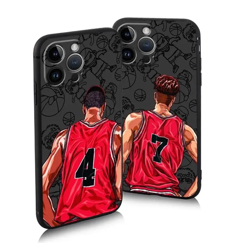 phone Cases for iphone 14 case 11 12 15 Pro XS Max 8 13 Mini X SE 7 16 Plus funda Antiscratch cover Basketball Popular Athlete