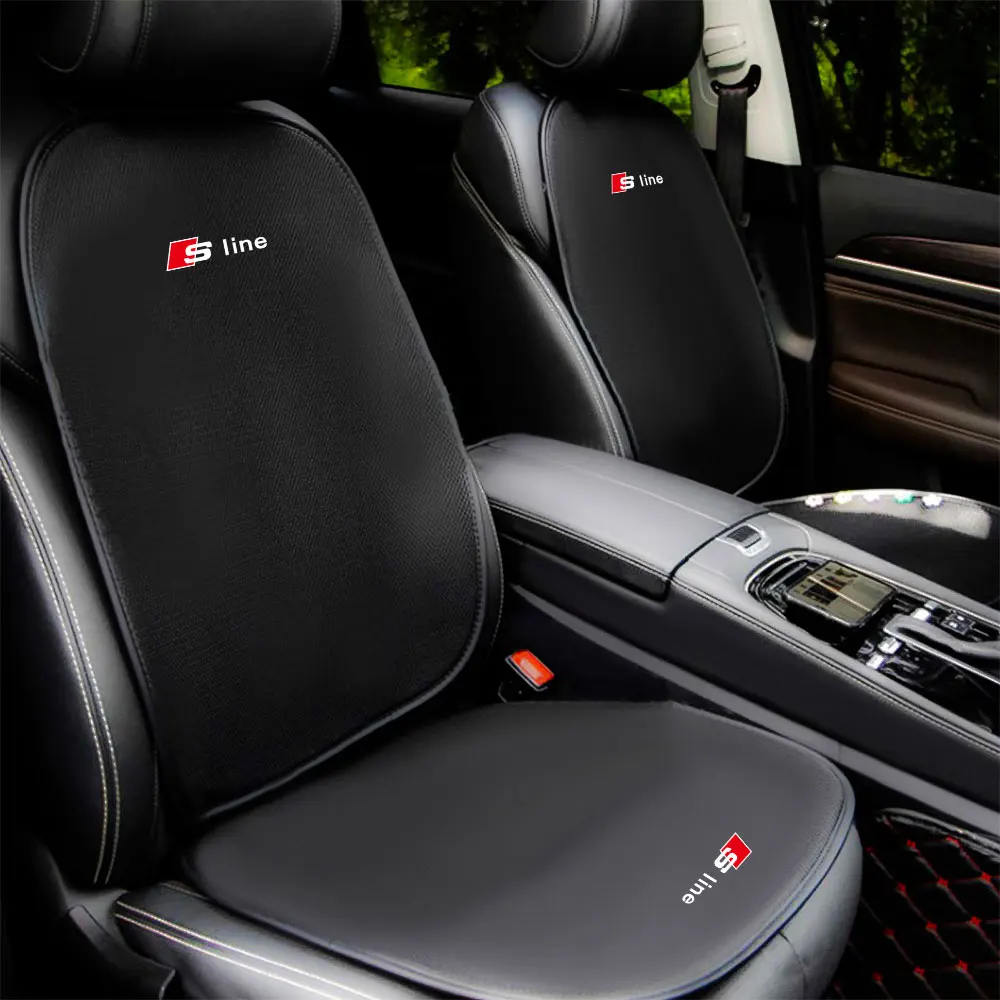 

Car Front Rear Seat Cushion Auto Seat Back Pads Guard Mats for Audi Sline TT A1 A2 A3 A4 A5 A6 A7 A8 8P B6 B7 B8 C6 C7 Q5 Q7 S3