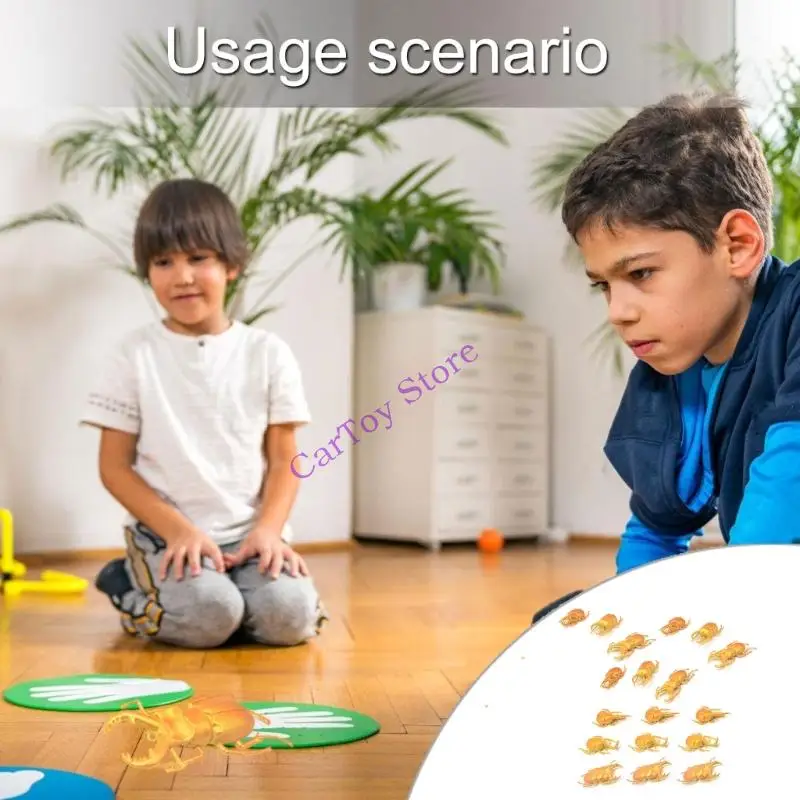 Giocattolo educativo del modello insetto simulazione 18pcs per l'apprendimento della biologia della natura dei bambini