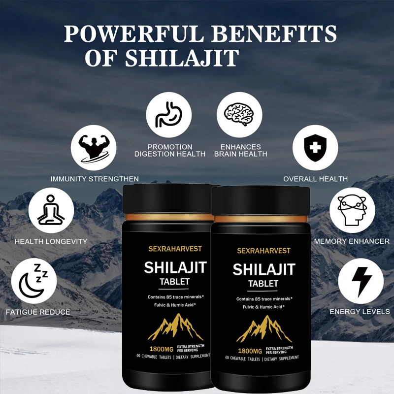 Original Shilajits High Purity Mineral Supplements Natural Organic Shilajit with 85+ Trace Minerals Enhance Men Performance