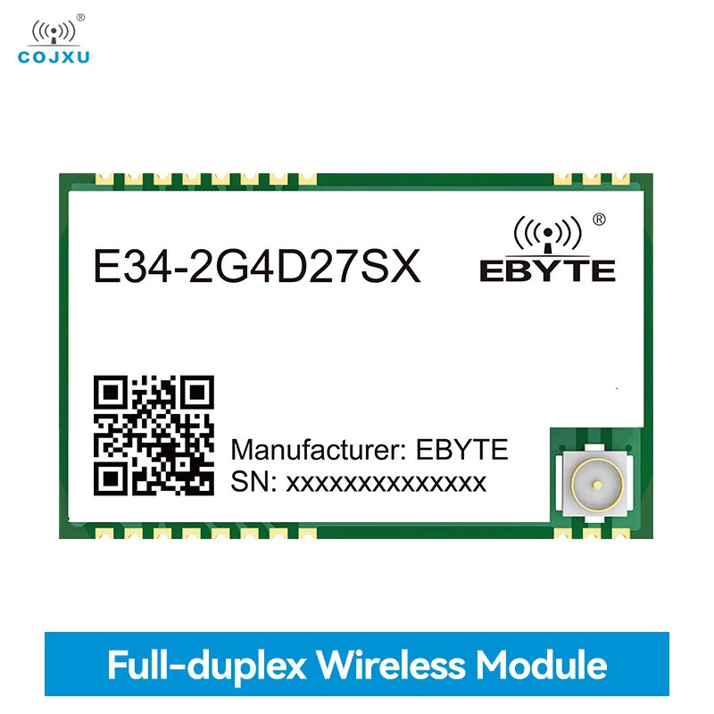 2.4G  High Speed Low Delay Full Duplex UART Wireless Module 27dBm COJXU E34-2G4D27SX IPEX Interface Data Transfer Module