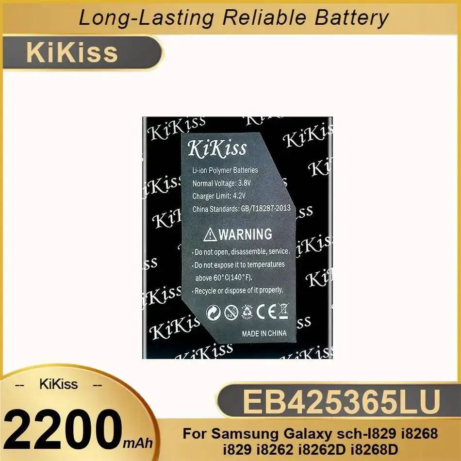 

Аккумулятор мобильного телефона EB425365LU 2200 мАч для Samsung Galaxy Sch-I829 I8268 I829 I8262 I8262d I8268d