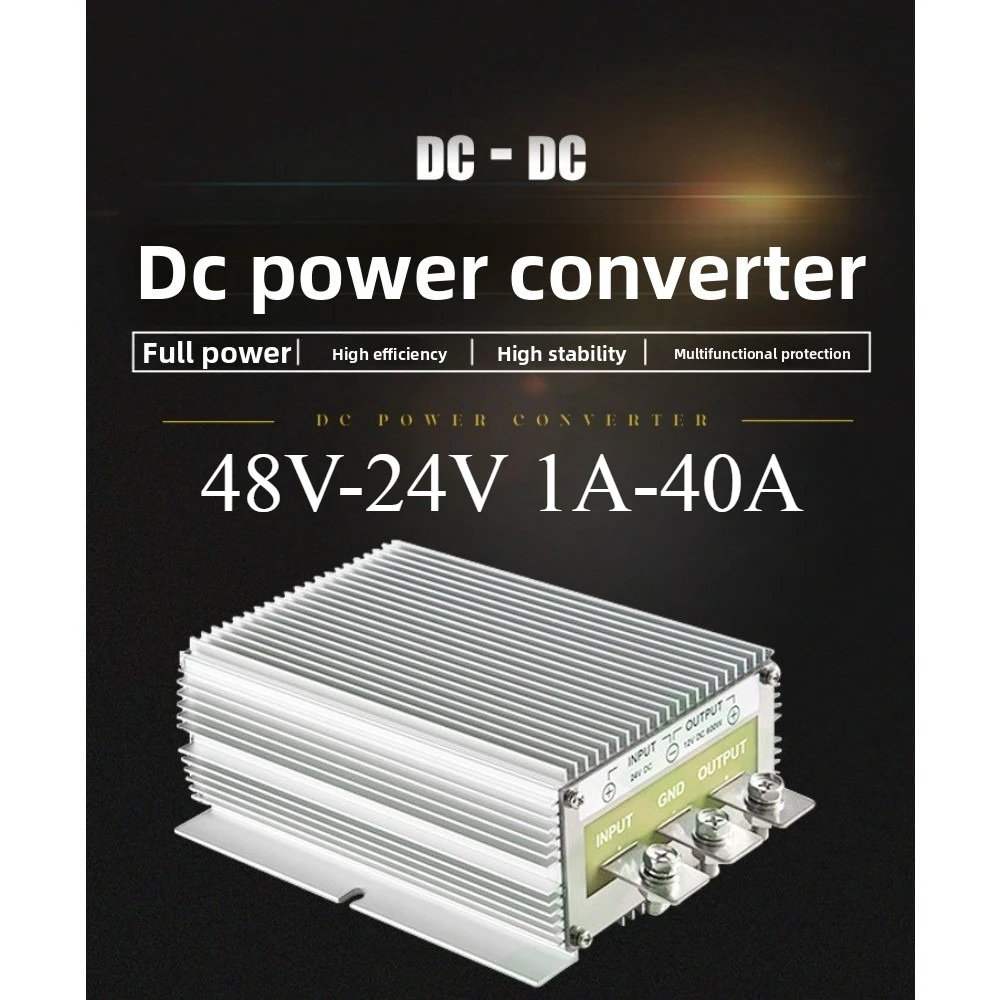 

48V to 24V 1A-40A Switching Power Converter Step Down Transformer Buck Regulator Truck Voltage DC-DC 48 Volt to 24 Volt