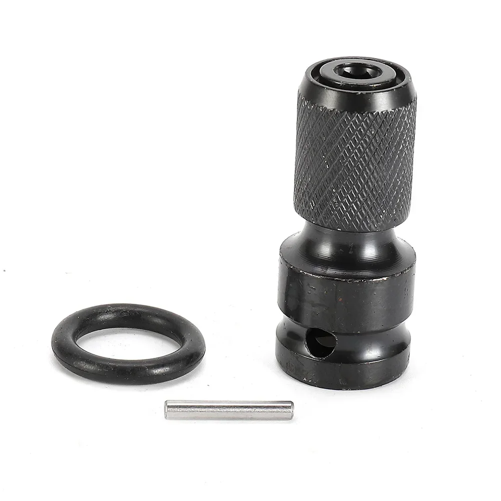 อะแดปเตอร์แปลง Chuck 1 2 นิ้ว 1 4 นิ้วยี่ห้อใหม่อะแดปเตอร์เหล็ก Vanadium Hex คุณภาพสูงเครื่องมือ