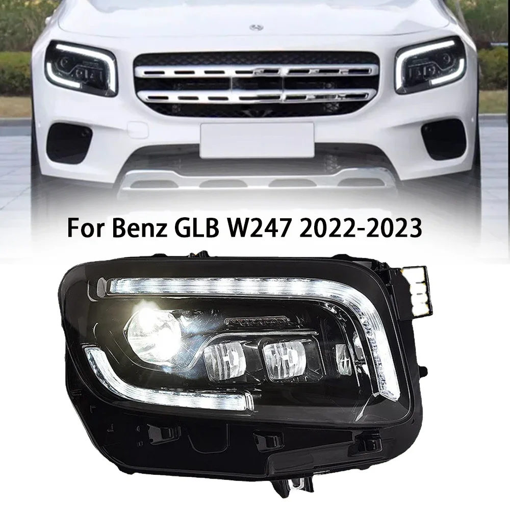 For Mercedes-Benz GLB Headlight 2019-2023 W247 Multibeam LED Headlamps Half Assembly Upgrade And Modification car accessory