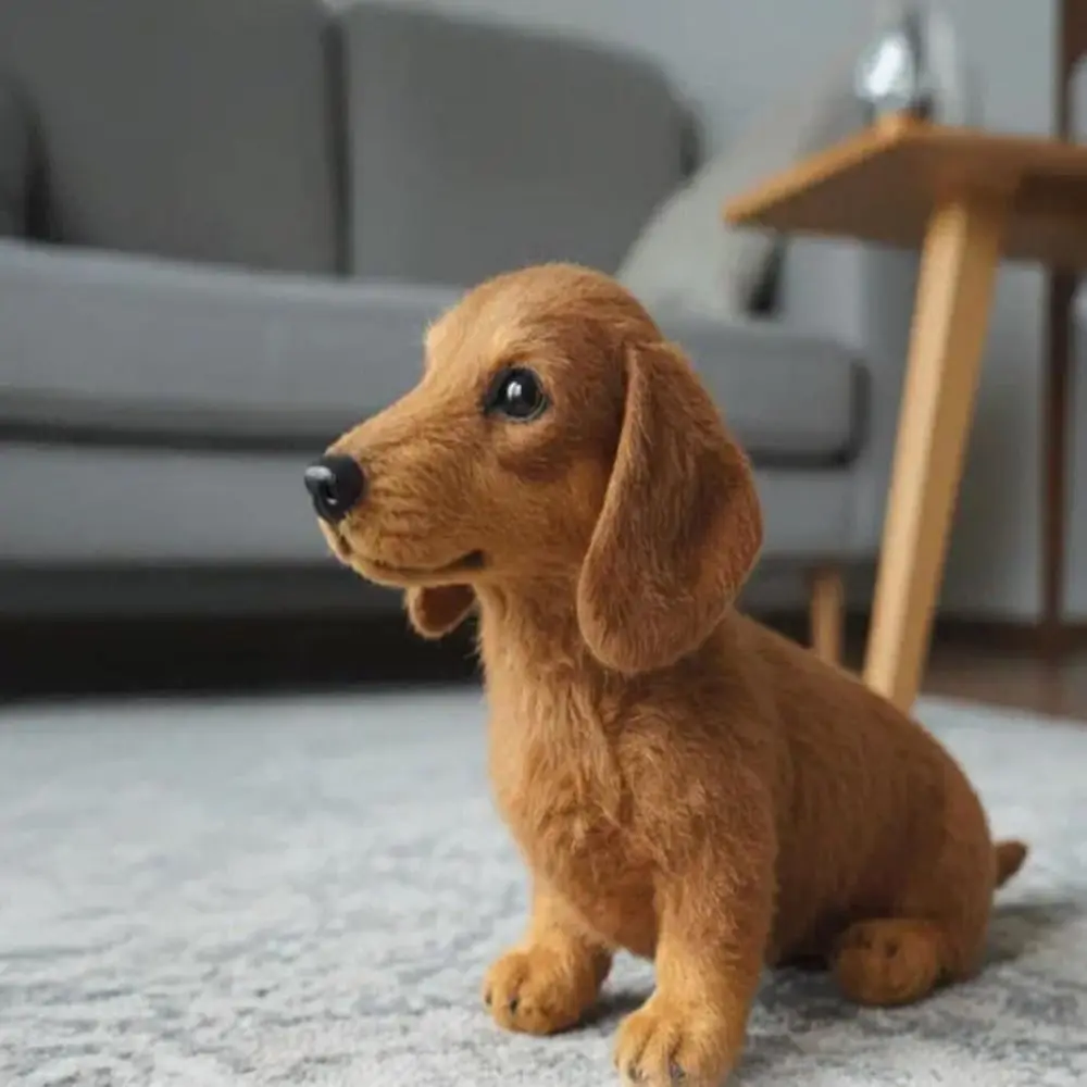 Neues Design, weiches Hunde-Plüschtier, Mimics, natürliche Bewegungssimulation, Mimic-Plüsch, süßes Geschenk, Stofftiere für emotionale Unterstützung