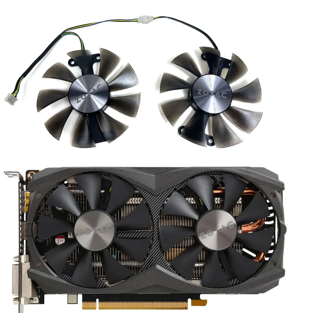 GA91S2H 85MM GTX 960 AMP、GTX 950 AMP Edition GPU FAN，For ZOTAC GTX 950 AMP Edition、GTX 960 AMP Edition Video card cooling fan