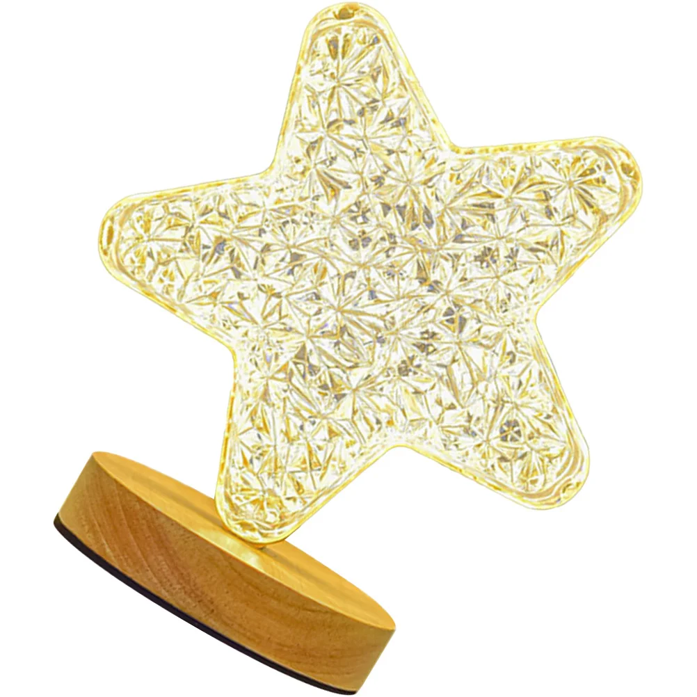 

USB Night Light Star Design Changeable Color Dimmable Creative Room Decor Lamp for Girls Kids Bedroom Tabletop Decoration