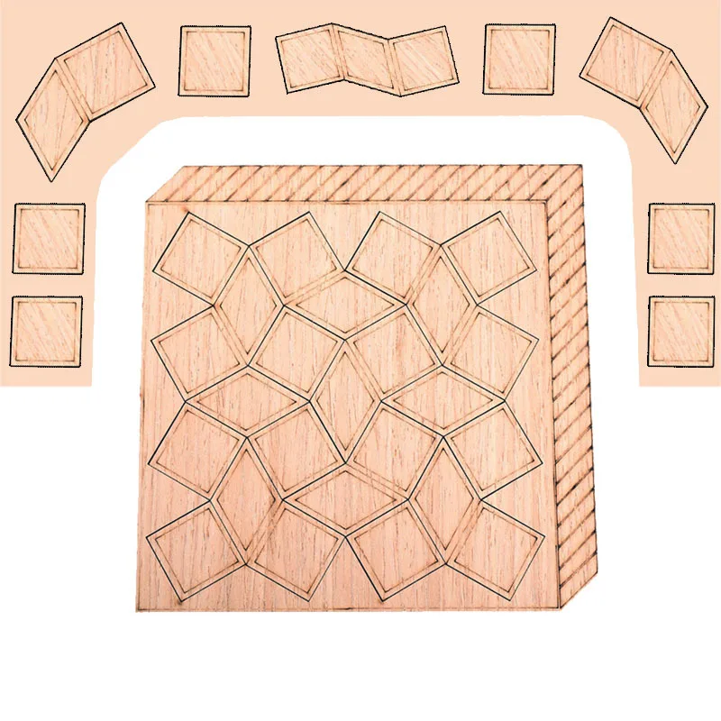 Geometryczna układanka zabawka edukacyjna drewniana łamigłówka rozszyfrowuje nieregularne i trudne do wyleczenia drewniane ozdoby artystyczne jako prezent dla przyjaciela