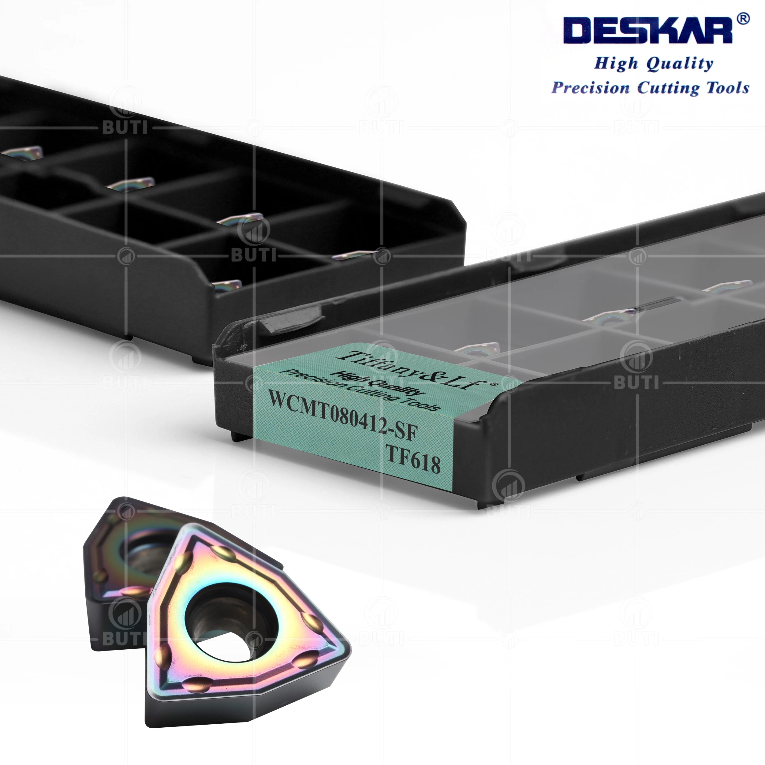 Imagem -02 - Deskar 100 Original Wcmx030208 Wcmx040208 Wcmt050308-sf Wcmt06t308 Wcmt080412-sf Tf618 Aço Endurecido u Broca Inserir Torno Ferramenta