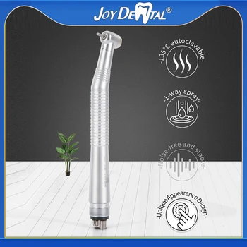 JOY DENTAL 고속 핸드피스 표준 푸시 단추, 1 방향 스프레이, 고속 터빈 회전, 2/4 홀 옵션